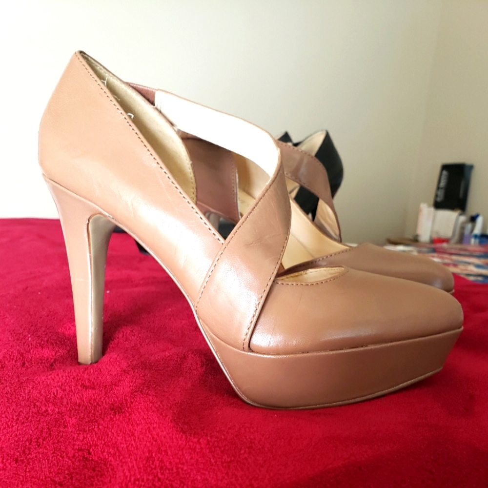 two pairs of nine west women's shoes